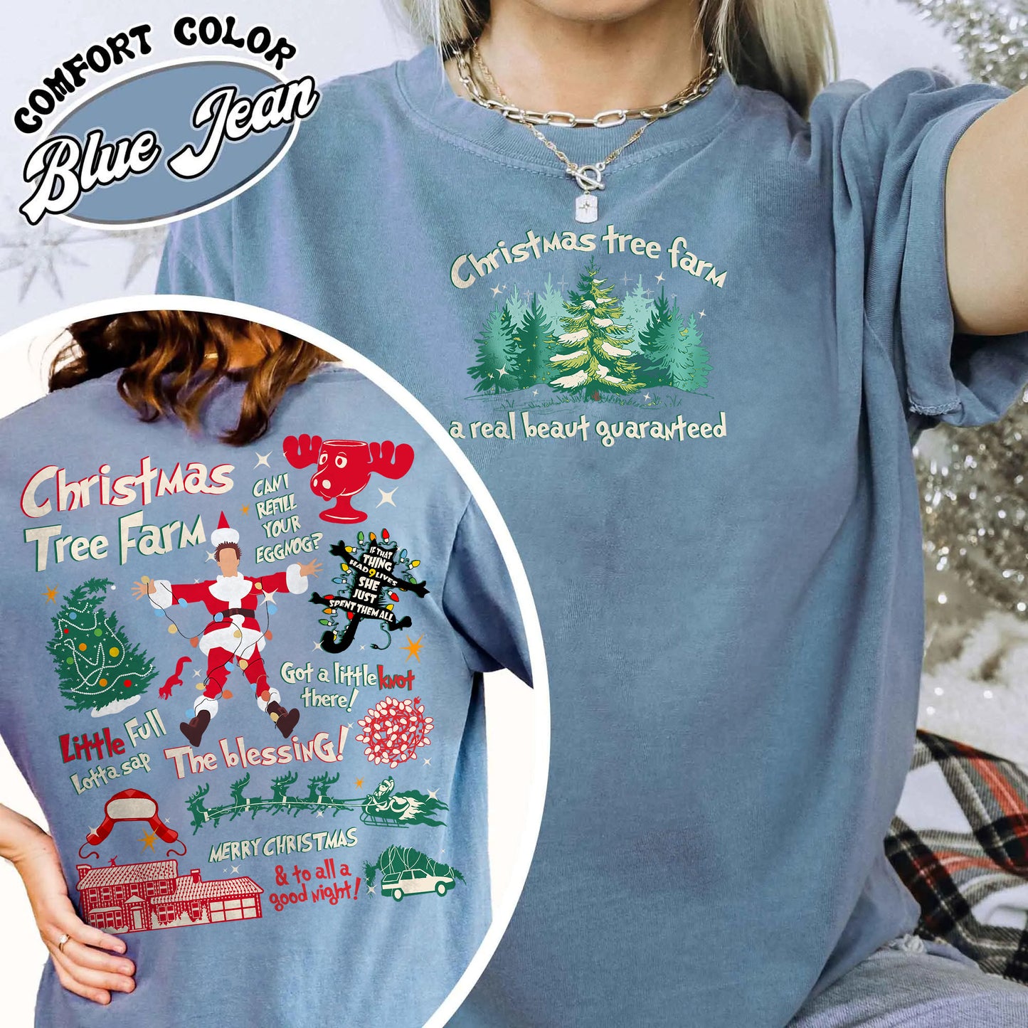 Christmas Tree Farm Shirt, Farm Fresh Christmas Trees Shirt, Christmas Tree Farm a Real Beaut Guaranteed Shirt, Tree Farm Since 1989