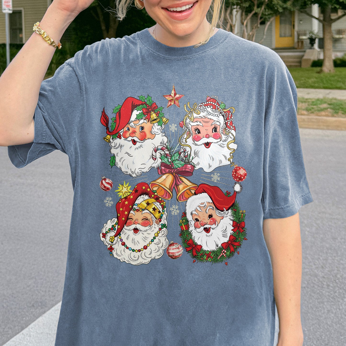 Vintage Santa Claus Retro Christmas Sweatshirt