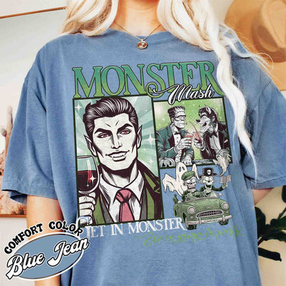 Monster Mash Comfort Colors, Monster Mash Shirt, Monster Mash Tshirt, Ghost Halloween Shirt, Get in Monster Shirt, Monster Shirt, Fall Shirt