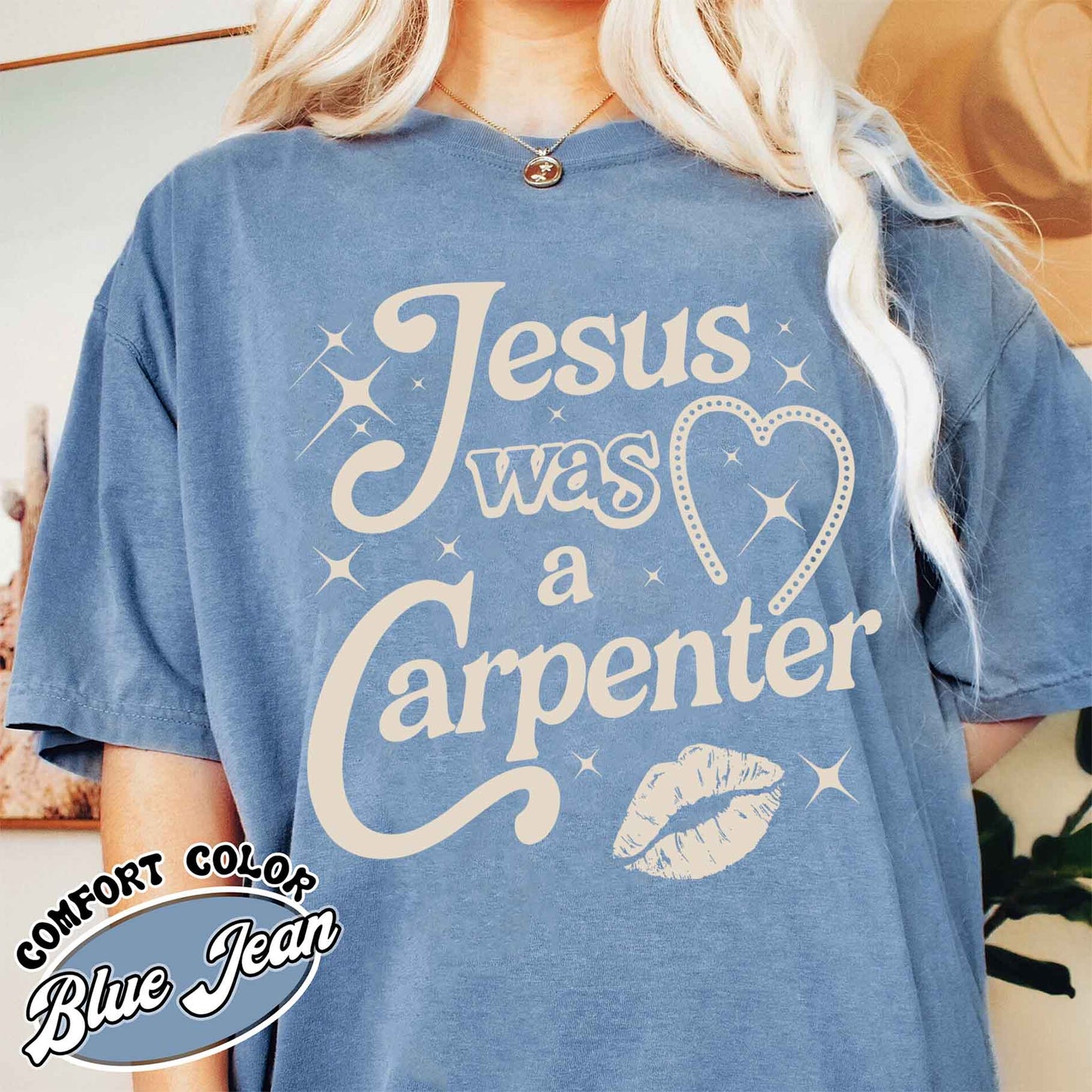 Jesus Was A Carpenter Shirt Comfort Colors, Festival Shirt, Vintage Inspired Shirt, Concert Shirt, Soft Girl Aesthetic, Music Lover Gift