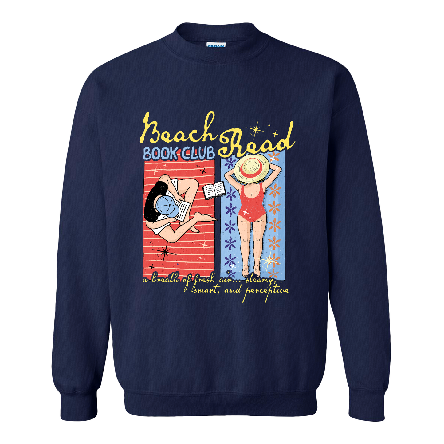 Book Lover Sweatshirt, Beach Read Book Club Emily Henry Sweatshirt, Sunshine Falls Sweatshirt