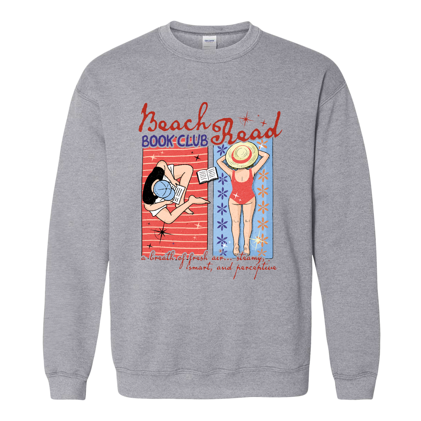 Book Lover Sweatshirt, Beach Read Book Club Emily Henry Sweatshirt, Sunshine Falls Sweatshirt