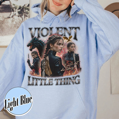 Book Lover Hoodie,Violent Little Thing Hoodie,Fourth Wing Hoodie, Dragon Rider Hoodie