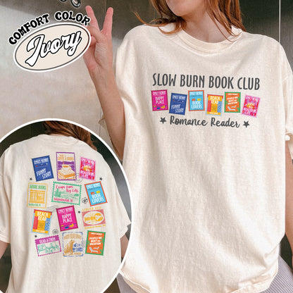 Book Lovers Comfort Colors Shirt,Emily Henry Books Stamp Shirt, Sunshine Falls Shirt, Happy Place Inspired Shirt