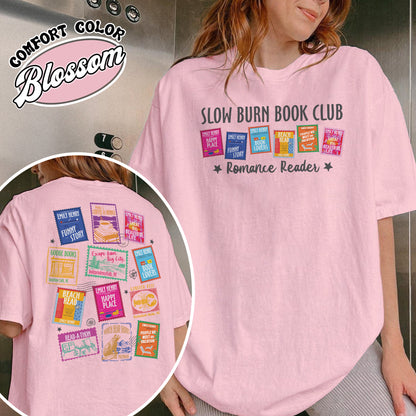 Book Lovers Comfort Colors Shirt,Emily Henry Books Stamp Shirt, Sunshine Falls Shirt, Happy Place Inspired Shirt