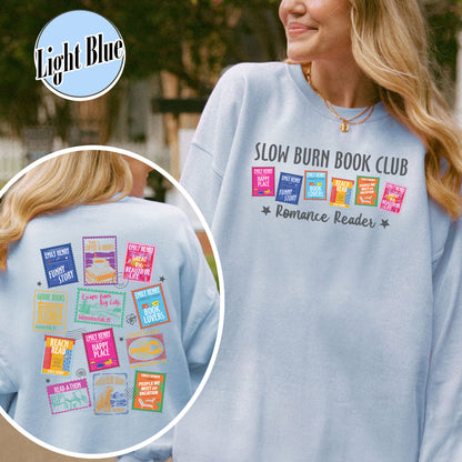 Book Lovers Sweatshirt,Emily Henry Books Stamp Sweatshirt, Sunshine Falls Sweatshirt, Happy Place Inspired Sweatshirt