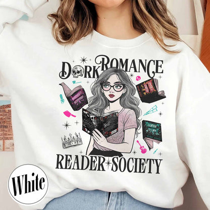 Bookish Sweatshirt, Dark Romance Readers Society Sweatshirt for Romance Reader, Booktok Sweatshirt