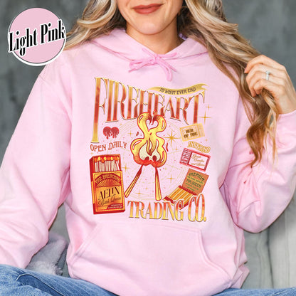 Bookish Hoodie, Fireheart Aelin Galathynius Trading Co Hoodie, to Whatever End Hoodie