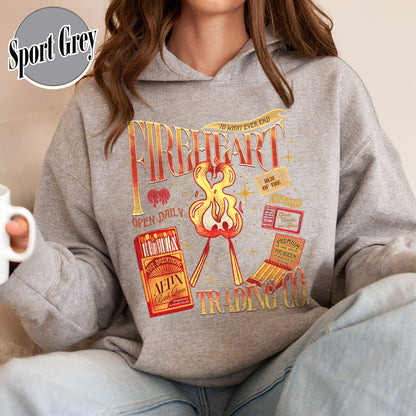Bookish Hoodie, Fireheart Aelin Galathynius Trading Co Hoodie, to Whatever End Hoodie