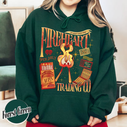 Bookish Hoodie, Fireheart Aelin Galathynius Trading Co Hoodie, to Whatever End Hoodie
