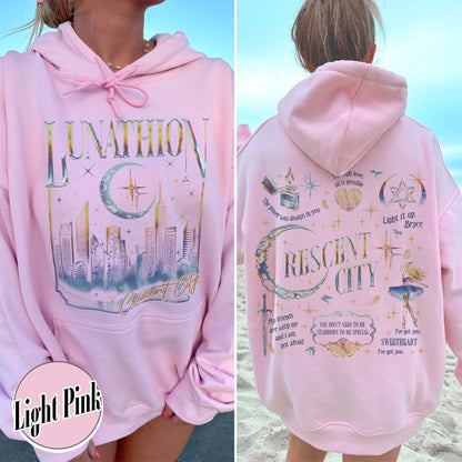 Bookish Hoodie, Lunathion Crescent City Hoodie, Bryce Quinlan Crescent City Sjm Merch