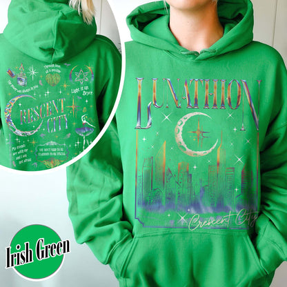 Bookish Hoodie, Lunathion Crescent City Hoodie, Bryce Quinlan Crescent City Sjm Merch