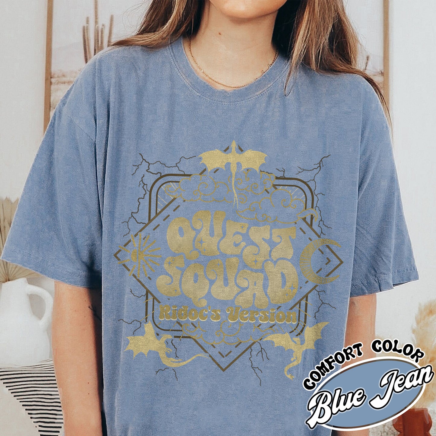 Bookish Comfort Color Shirt, Onyx Storm Quest Squad Ridoc’s Version Shirt, Fourth Wing Basgiath War College Shirt