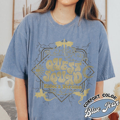 Bookish Comfort Color Shirt, Onyx Storm Quest Squad Ridoc’s Version Shirt, Fourth Wing Basgiath War College Shirt