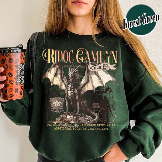 Bookish Sweatshirt, Xaddy Riorson Sweatshirt, Onyx Storm Fourth Wing Merch, Romantasy Book Lover