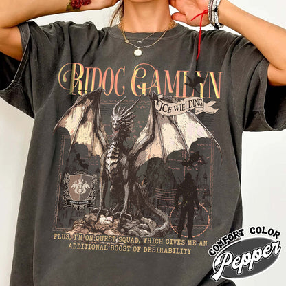 Bookish Comfort Color Shirt, Xaddy Riorson Shirt, Onyx Storm Fourth Wing Merch, Romantasy Book Lover