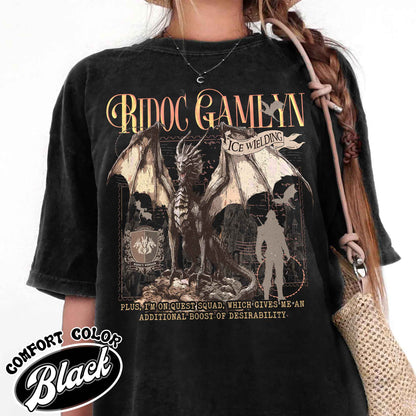 Bookish Comfort Color Shirt, Xaddy Riorson Shirt, Onyx Storm Fourth Wing Merch, Romantasy Book Lover