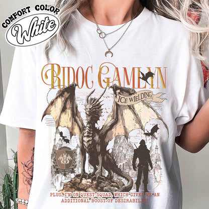 Bookish Comfort Color Shirt, Xaddy Riorson Shirt, Onyx Storm Fourth Wing Merch, Romantasy Book Lover