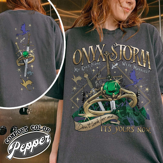 Bookish Comfort Color shirt,Onyx Storm Shirt,Fourth Wing Series Book Shirt,Xaden and Violet Shirt