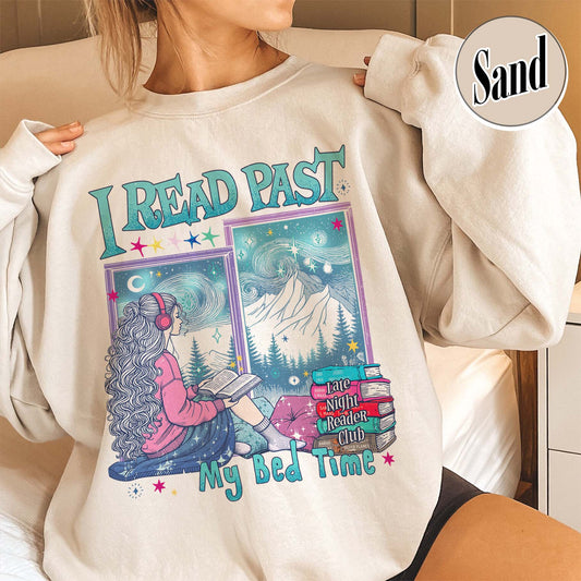 Bookish Sweatshirt, Book Club Sweatshirt, Romance Reader Gift, Book Lover Sweatshirt, Late Night Reader Club Sweatshirt