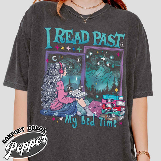 Bookish Comfort Colors Shirt, Book Club Shirt, Romance Reader Gift, Book Lover Shirt, Late Night Reader Club Shirt