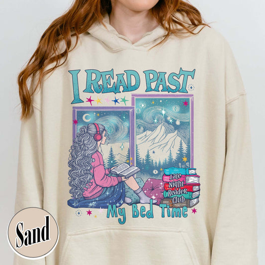 Bookish Hoodie, Book Club Hoodie, Romance Reader Gift, Book Lover Hoodie, Late Night Reader Club Hoodie
