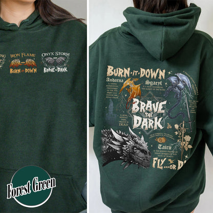 Bookish Hoodie, Dragons in fourth wing Hoodie,The Empyrean Series Hoodie,Dragon in The Empyrean Hoodie