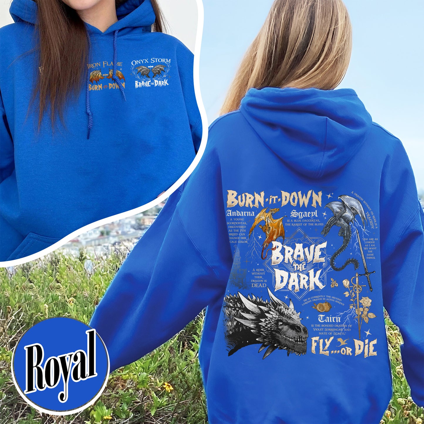 Bookish Hoodie, Dragons in fourth wing Hoodie,The Empyrean Series Hoodie,Dragon in The Empyrean Hoodie