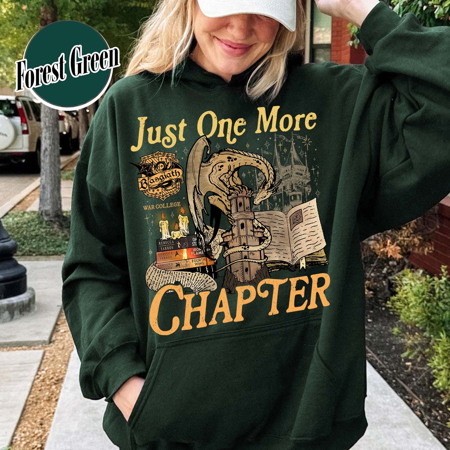 Bookish Hoodie,Just One More Chapter Hoodie, Book Lover Gift, Reading Hoodie