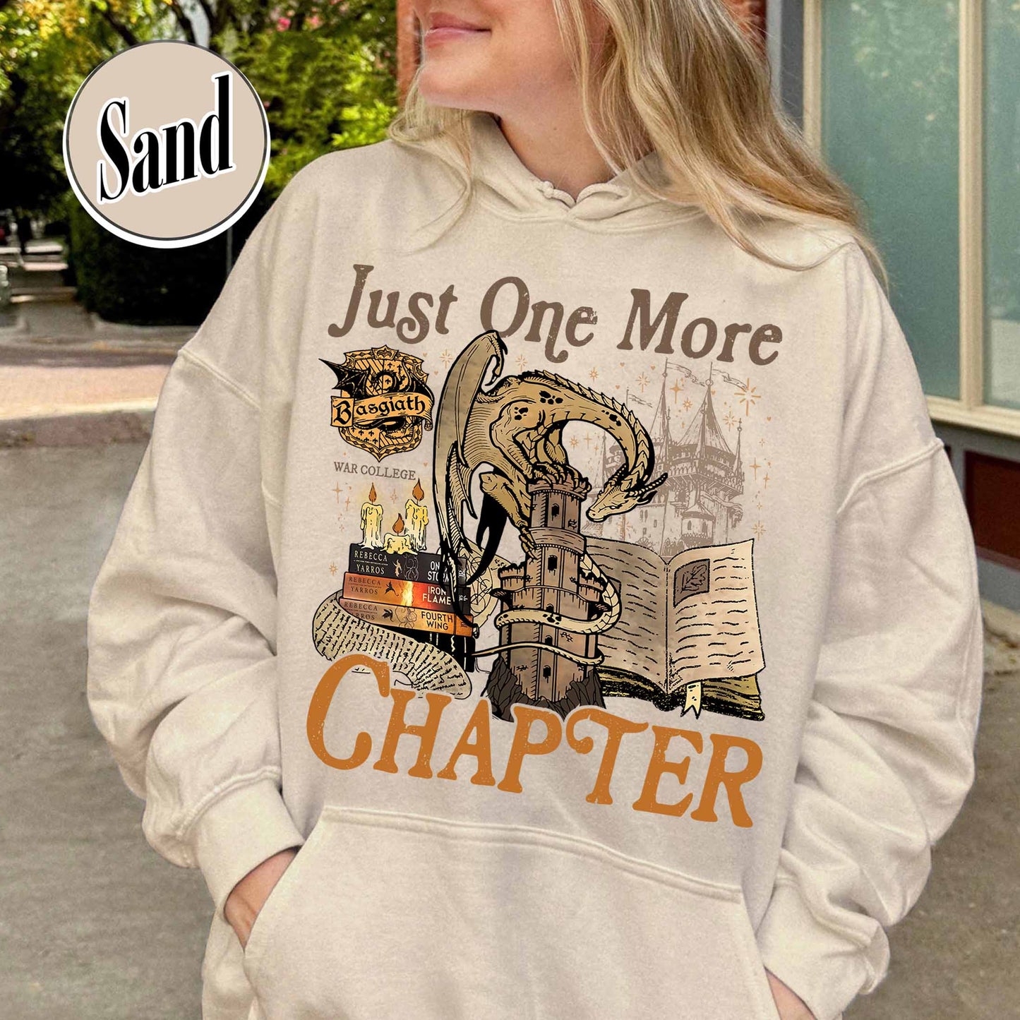 Bookish Hoodie,Just One More Chapter Hoodie, Book Lover Gift, Reading Hoodie
