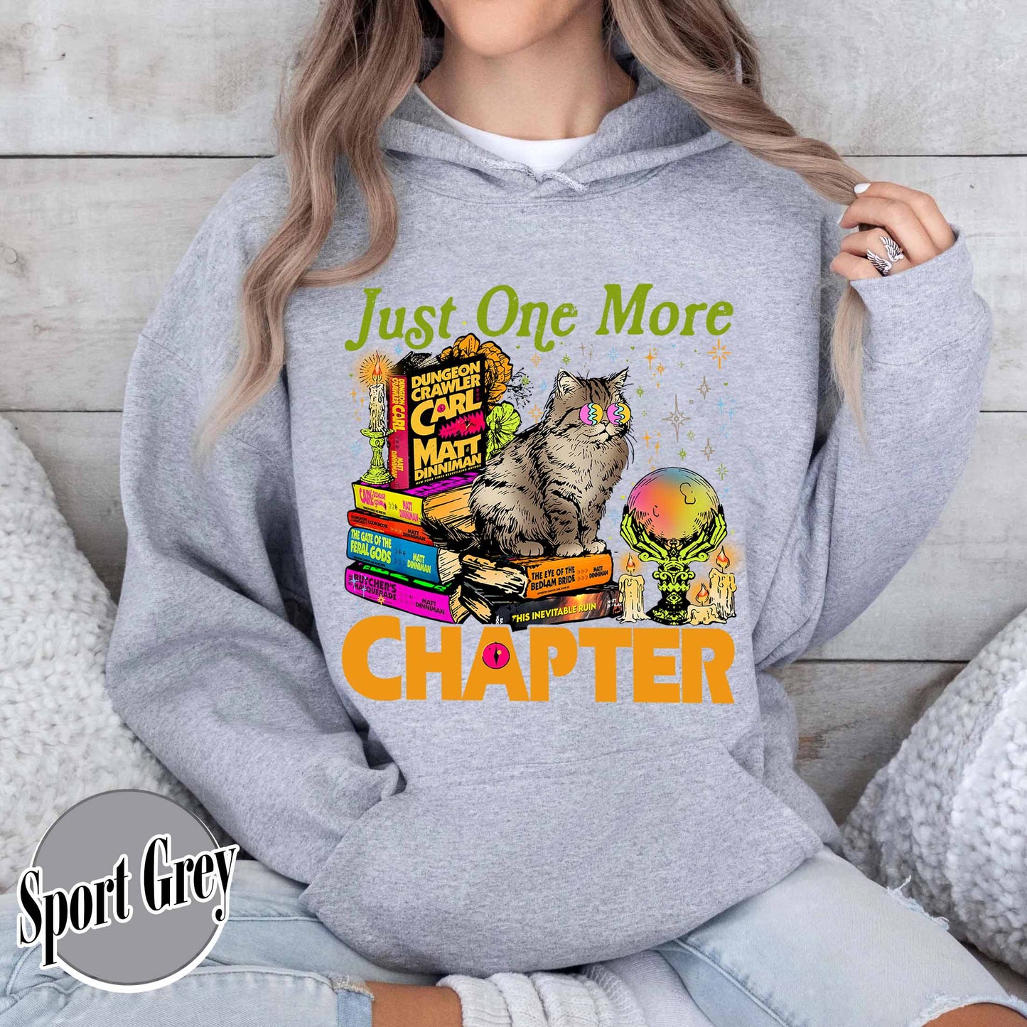 Bookish Hoodie,Just One More Chapter Hoodie, Book Lover Gift, Reading Hoodie