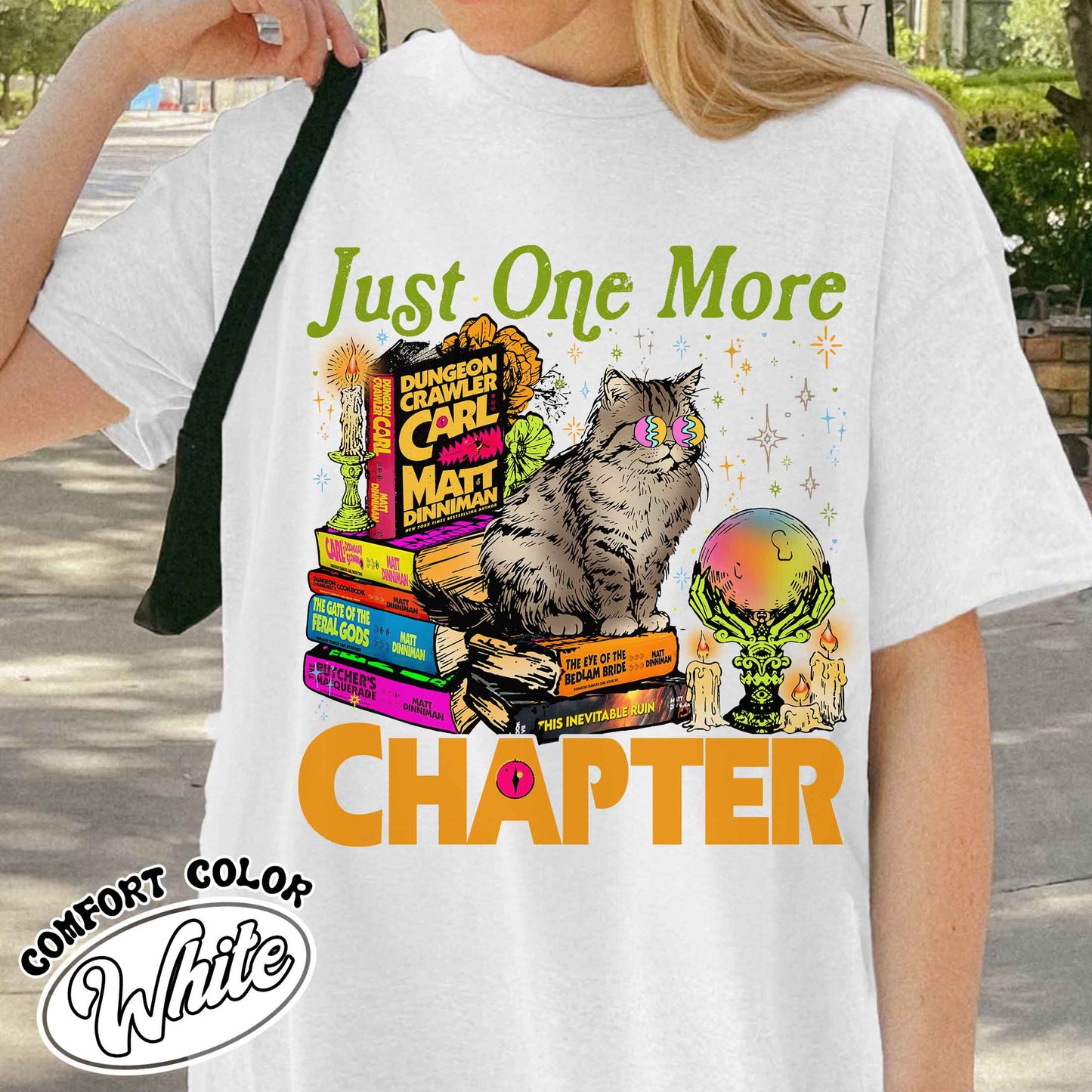 Bookish Comfort Colors Shirt,Just One More Chapter Shirt, Book Lover Gift, Reading Shirt