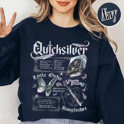 Bookish Sweatshirt,Little Osha Butterfly Sweatshirt,Quicksilver Callie Hart Sweatshirt Saeris Fane Kingfisher Inspired Sweatshirt