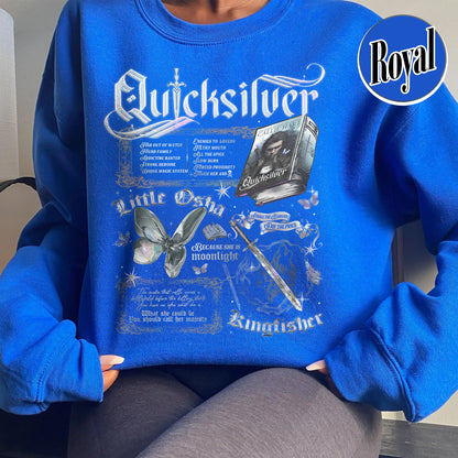 Bookish Sweatshirt,Little Osha Butterfly Sweatshirt,Quicksilver Callie Hart Sweatshirt Saeris Fane Kingfisher Inspired Sweatshirt
