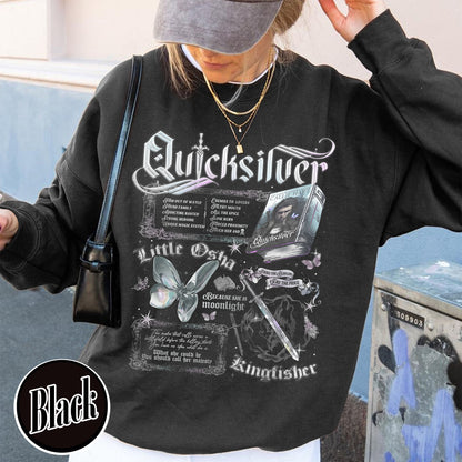 Bookish Sweatshirt,Little Osha Butterfly Sweatshirt,Quicksilver Callie Hart Sweatshirt Saeris Fane Kingfisher Inspired Sweatshirt