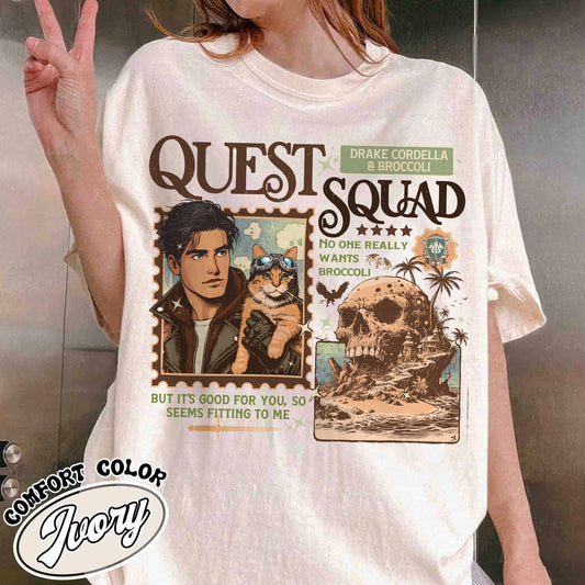 Bookish Comfort Colors Shirt,Onyx Strom Shirt,Broccoli Cat Onyx Storm,Drake Cordella & Broccoli Shirt