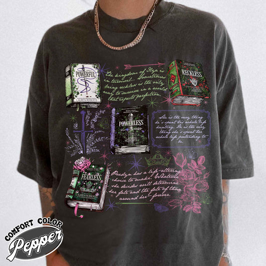 Bookish Comfort Colors Shirt,Powerless Shirt,Vicious Little Thing Powerless Shirt, Kai Azer Shirt