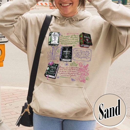 Bookish Hoodie,Powerless Hoodie,Vicious Little Thing Powerless Hoodie, Kai Azer Hoodie