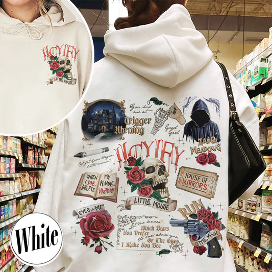 Bookish Hoodie,Run Little Mouse Hoodie, Haunting Adeline Hoodie, Cat and Mouse Hoodie