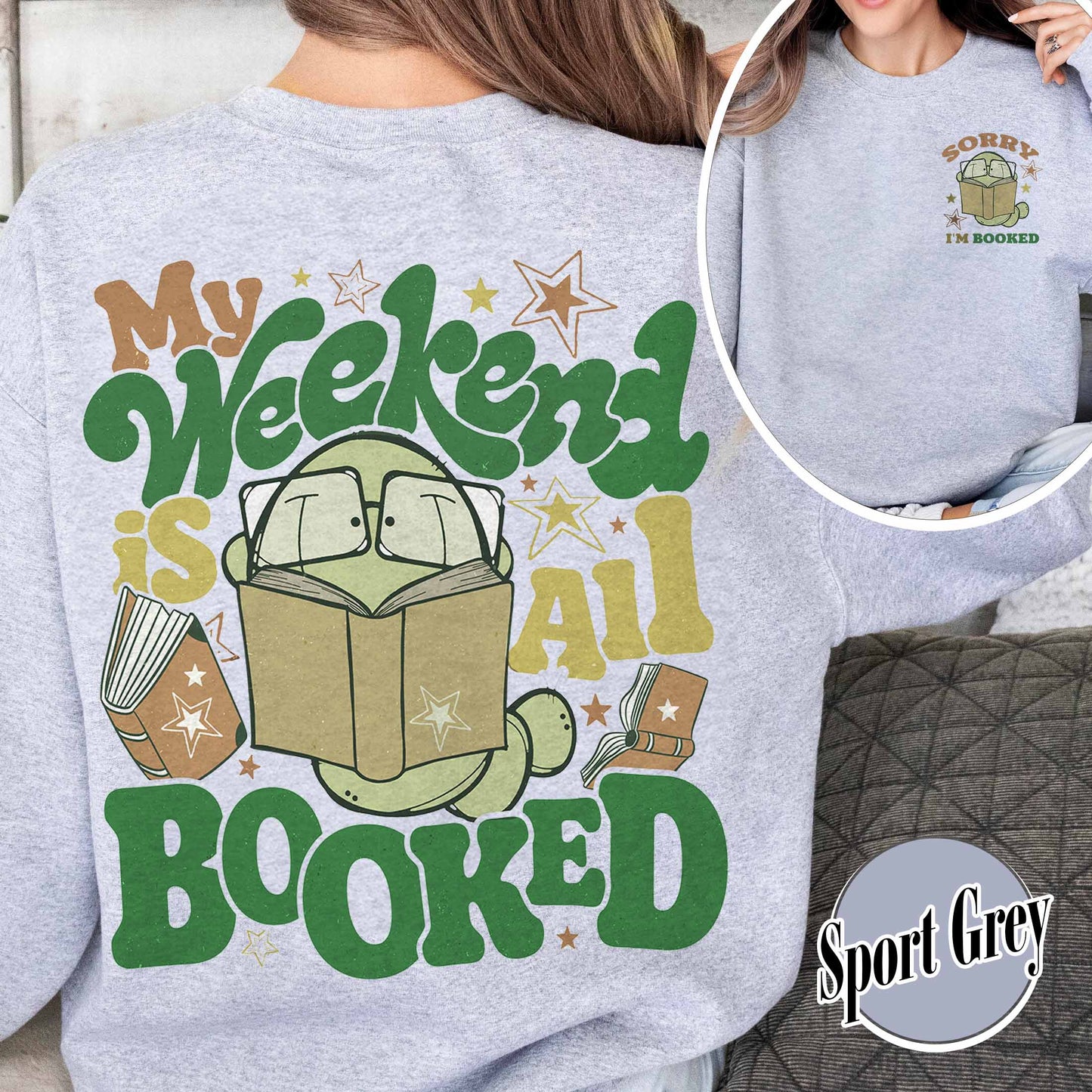 Bookish Sweatshirt, Sorry i'm booked Bookworm Sweatshirt,Gift for Book Lover,Gift for Readers