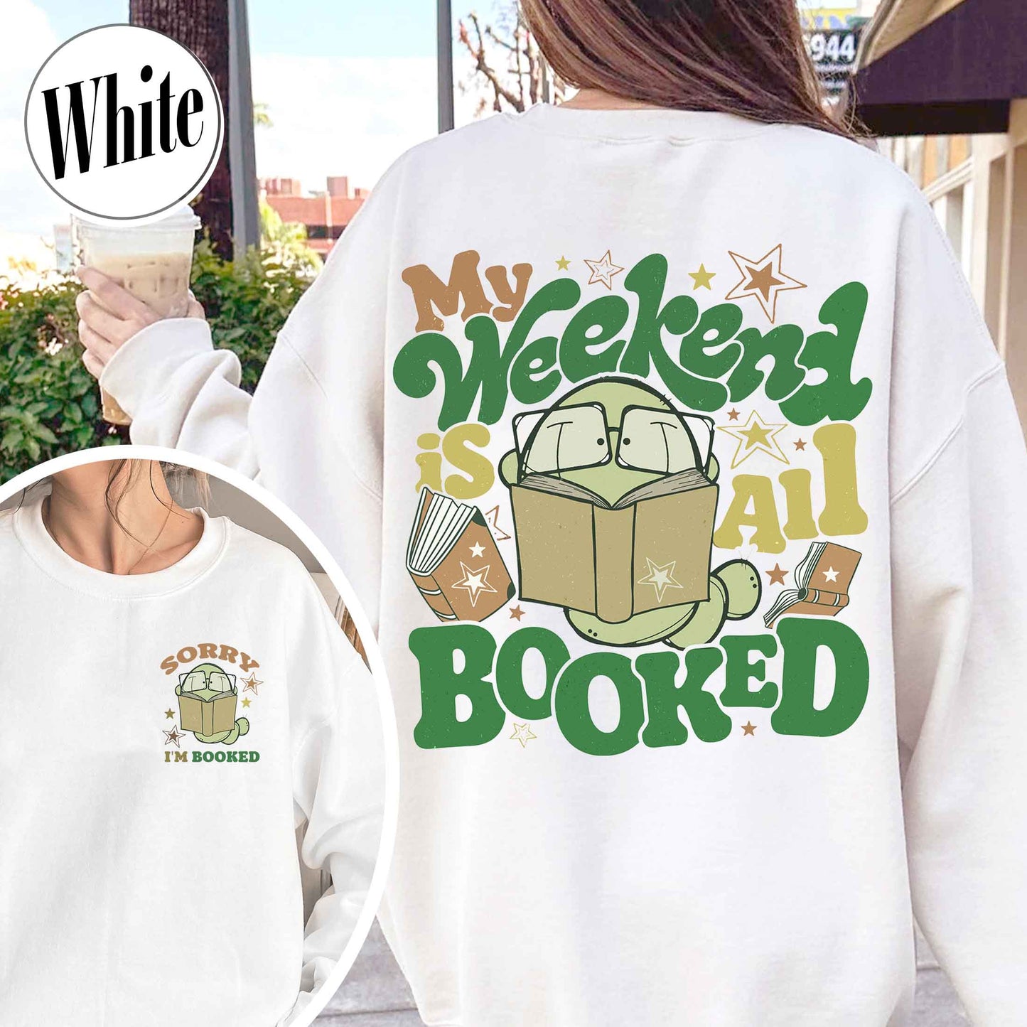 Bookish Sweatshirt, Sorry i'm booked Bookworm Sweatshirt,Gift for Book Lover,Gift for Readers