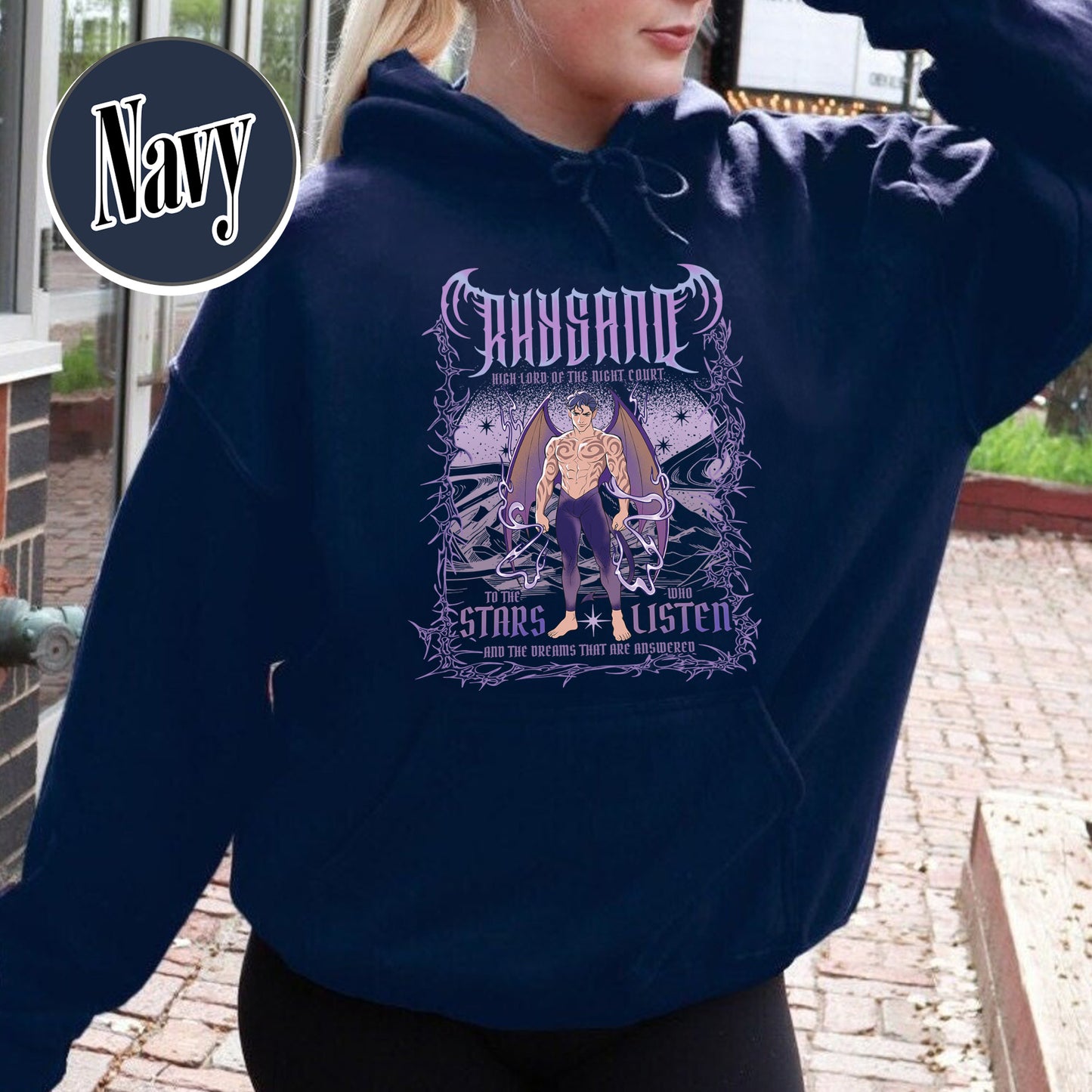 Bookish Hoodie,The Bat Boys Rhysand Hoodie, Rhysand Acotar Hoodie, Rhysand Hoodie