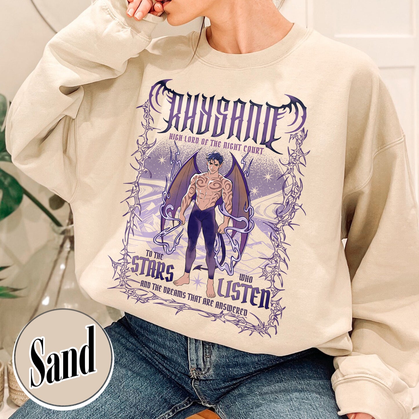 Bookish Sweatshirt,The Bat Boys Rhysand Sweatshirt, Rhysand Acotar Sweatshirt, Rhysand Sweatshirt