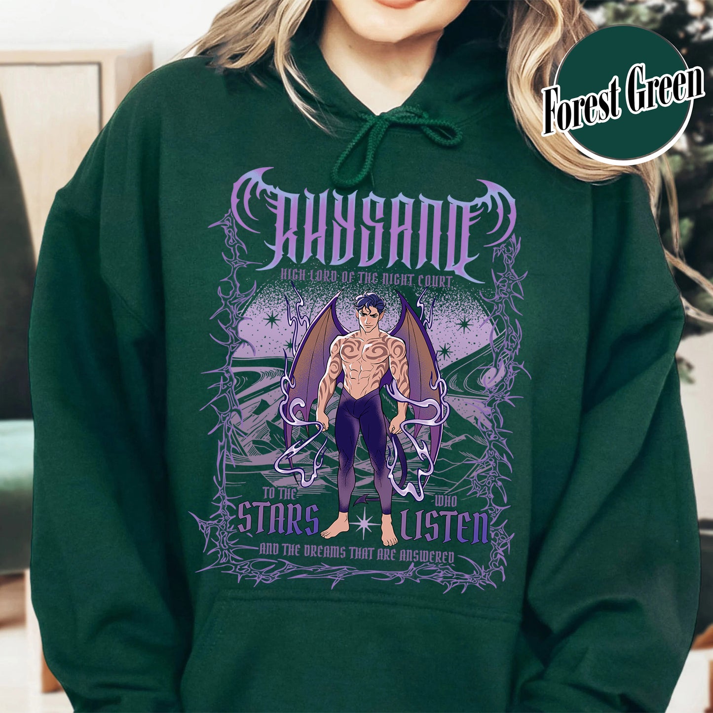 Bookish Hoodie,The Bat Boys Rhysand Hoodie, Rhysand Acotar Hoodie, Rhysand Hoodie