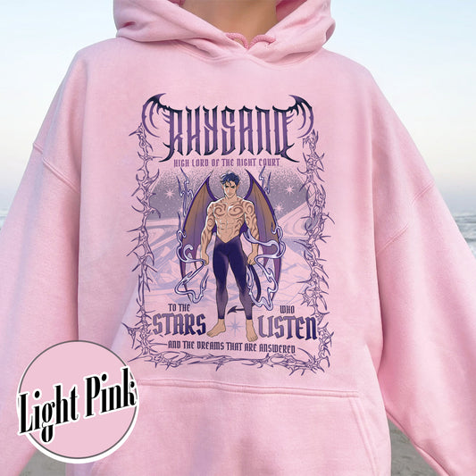 Bookish Hoodie,The Bat Boys Rhysand Hoodie, Rhysand Acotar Hoodie, Rhysand Hoodie
