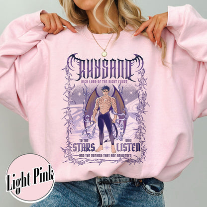 Bookish Sweatshirt,The Bat Boys Rhysand Sweatshirt, Rhysand Acotar Sweatshirt, Rhysand Sweatshirt