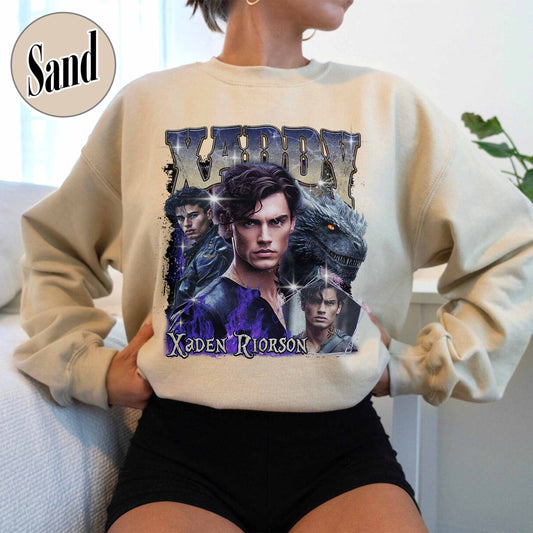 Bookish Sweatshirt,Xaden Riorson Sweatshirt, Fourth Wing Sweatshirt, Dragon Rider Sweatshirt,Basgiath War Sweatshirt