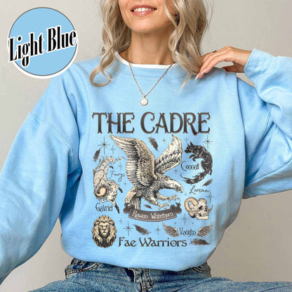 Bookish Sweatshirt, Cadre of Fae Warriors Throne of Glass Sweatshirt, Rowan Whitethorn Sweatshirt