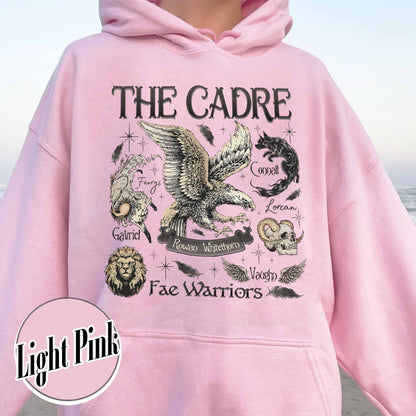 Bookish Hoodie, Cadre of Fae Warriors Throne of Glass Hoodie, Rowan Whitethorn Hoodie