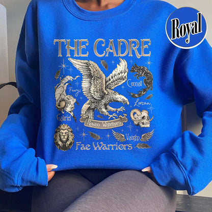 Bookish Sweatshirt, Cadre of Fae Warriors Throne of Glass Sweatshirt, Rowan Whitethorn Sweatshirt